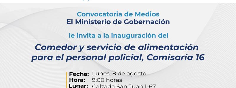 Convocatoria de medios  