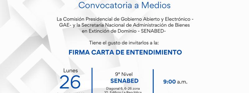 Invitación a medios 