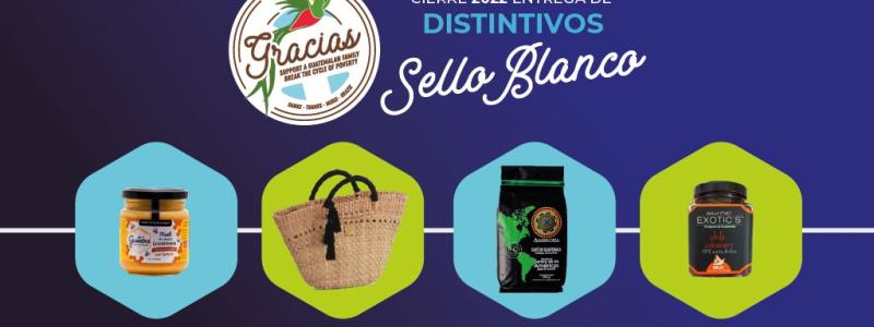 Invitación para acto de entrega de distintivos Sello Blanco
