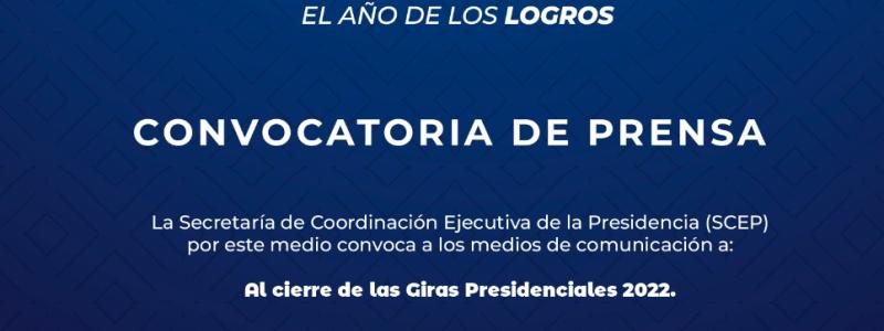 Acto de Cierre Giras Presidenciales 