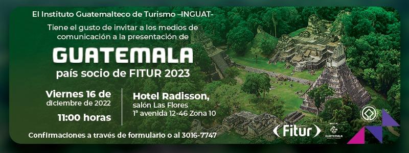 Confe de prensa Guatemala Fitur 2023