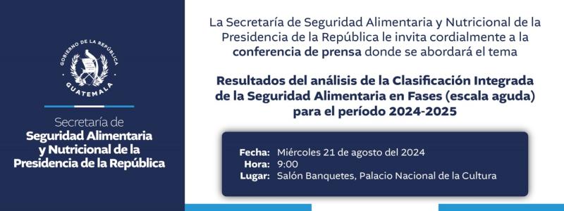 Convocatoria de medios SESAN