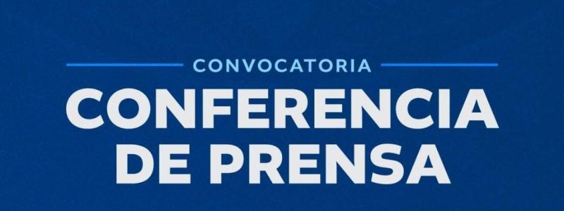 Convocatoria a conferencia de prensa 