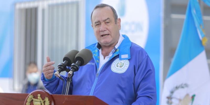 Presidente Alejandro Giammattei