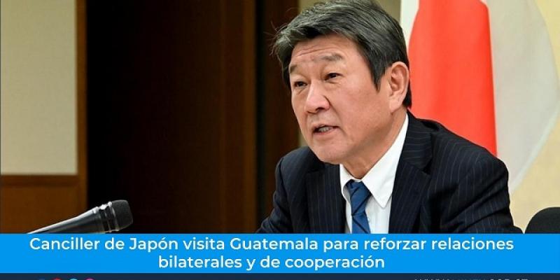 Canciller de Japón. Foto de la Cancillería de Japón.