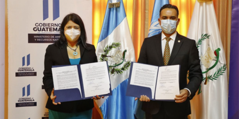 mario rojas espino ministro de ambiente y recursos naturales y onu