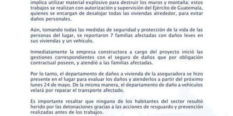 Información importante