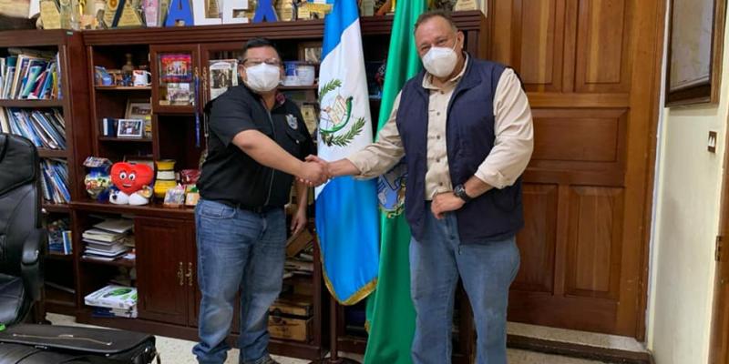 Ing. Luis Ruano y alcalde de dicho municipio 