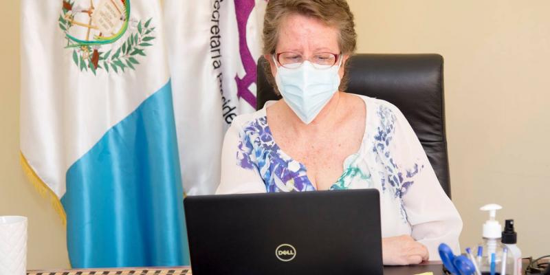 Secretaria Presidencial de la Mujer, Ana Leticia Aguilar Theissen 