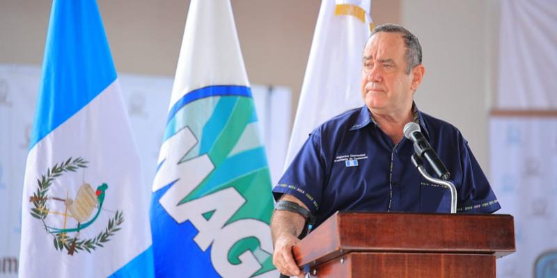 Presidente de la República, Alejandro Giammattei.