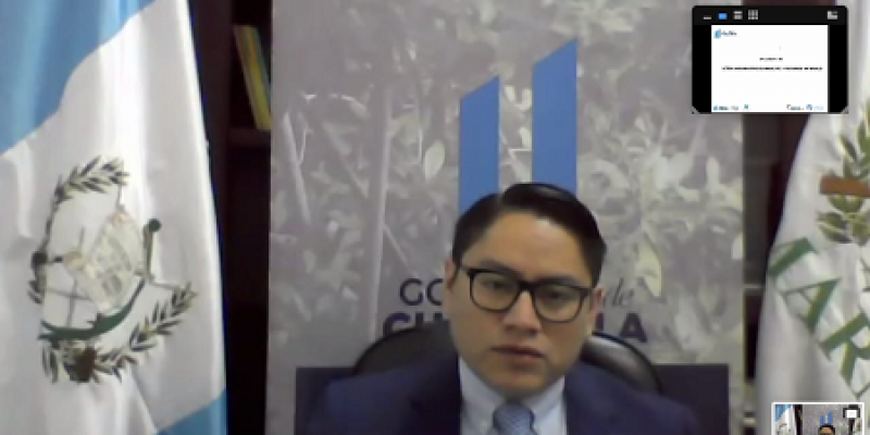 Viceministro de Recursos Naturales, Fredy Chiroy 