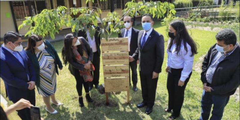 Las autoridades del Ministerio de Ambiente y Recursos Naturales (MARN) conmemoraron hoy el día de la Monja Blanca, la flor nacional de Guatemala, y de la Marimba, el instrumento nacional.