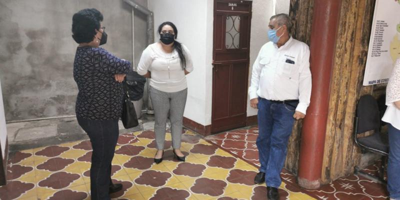 La secretaria de SOSEP, Thelma Portillo, supervisó el trabajo que realiza la sede departamental de la Secretaría en Alta Verapaz.