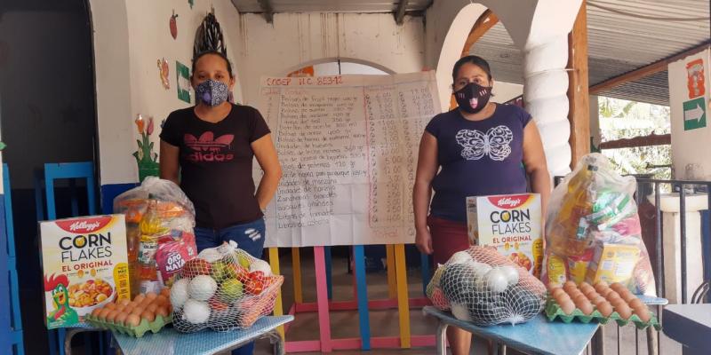 21 productos fueron incluidos en la bolsa de alimentos entregada a los beneficiarios del programa Hogares Comunitarios de SOSEP. 