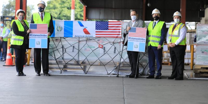 Recepción de vacunas. 