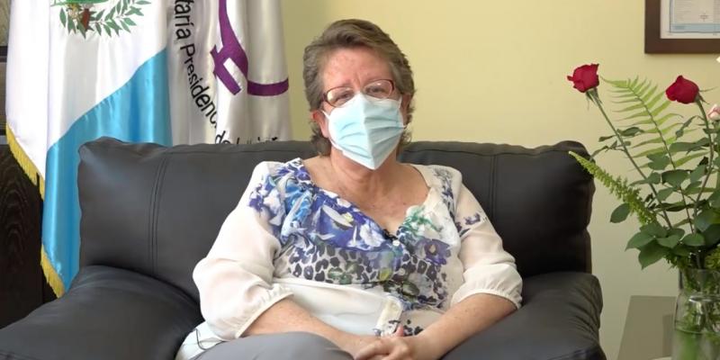 Secretaria Presidencial de la Mujer, Ana Leticia Aguilar Theissen 