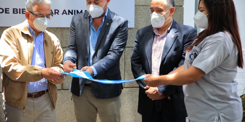 MAGA inaugura Centro de Atención Primaria para animales en riesgo