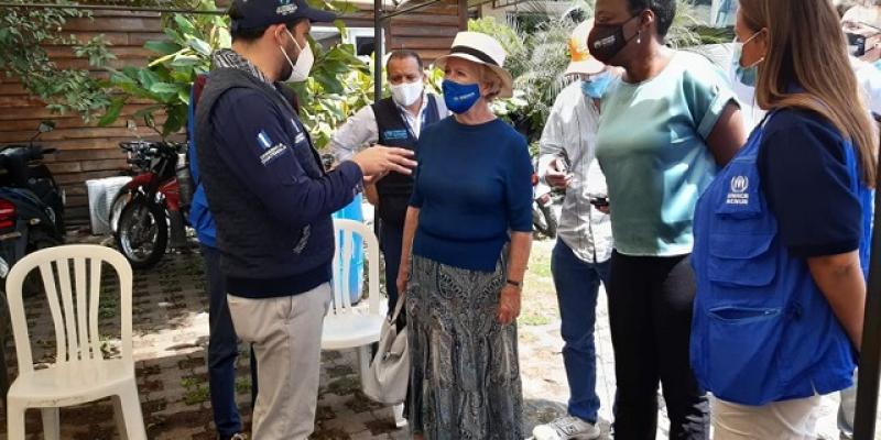 Vicecanciller con Gillian Triggs