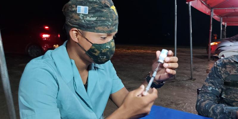 Ejército de Guatemala apoya el Plan Nacional de Vacunación contra COVID-19