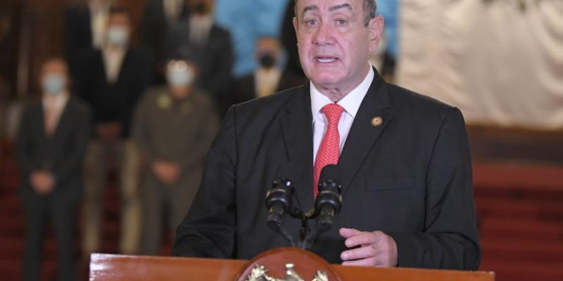 Presidente Alejandro Giammattei