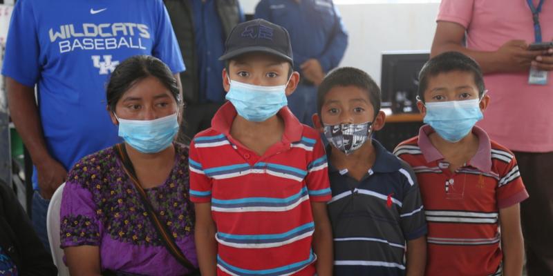 Usuarios de Comedor Social en Huehuetenango