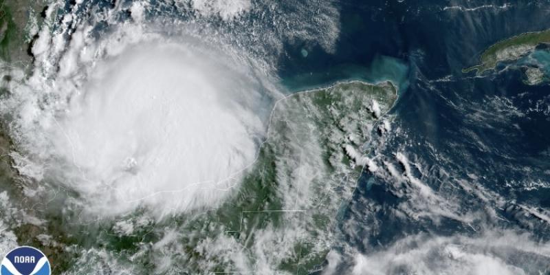 Imagen satelital. Fuente: NOAA.