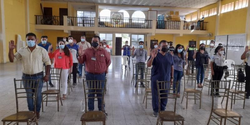 Acreditación y juramentación de Coordinadora Municipal para la Reducción de Desastres -COMRED- Zacapa, Zacapa.