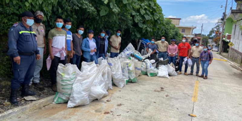 Jornadas de limpieza en Suchitepéquez