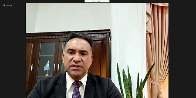 Ministro de Ambiente y Recursos Naturales, Mario Rojas Espino