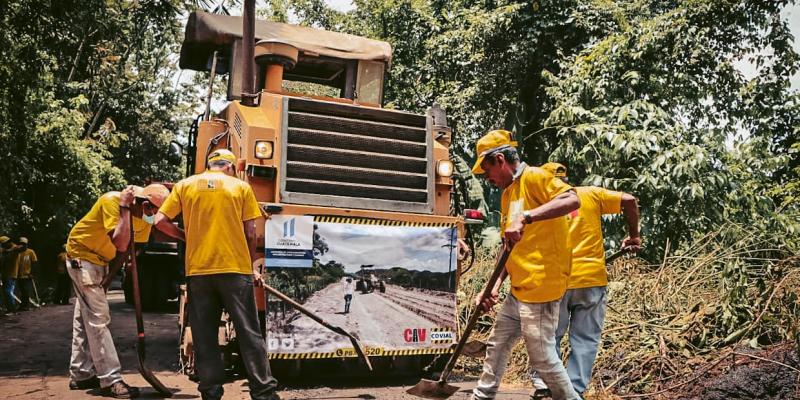 Trabajos en el Tumbador, San Marcos