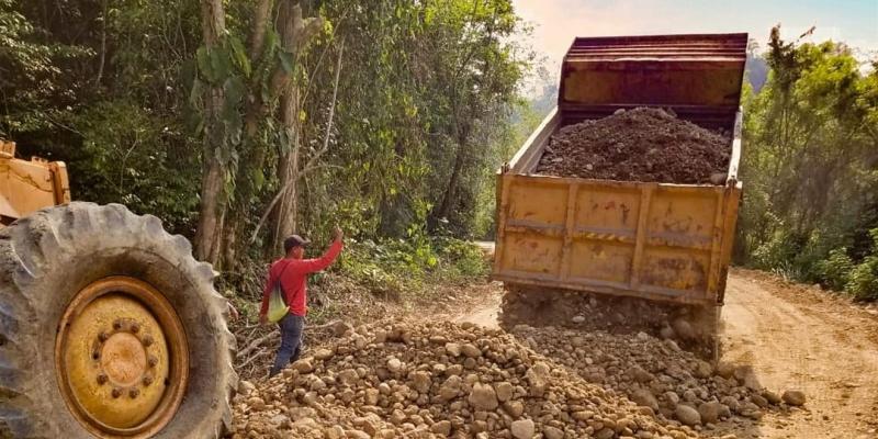 La Unidad de Convoyes Regionales ha trabajado en 155 kilómetros de carreteras rurales