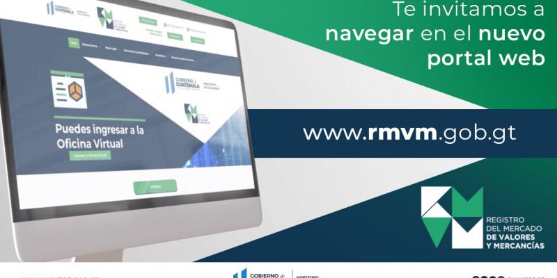 Visualización del portal web.