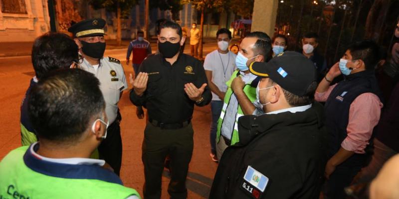 Realizan marcha exploratoria en los barrios Recolección y San Sebastián