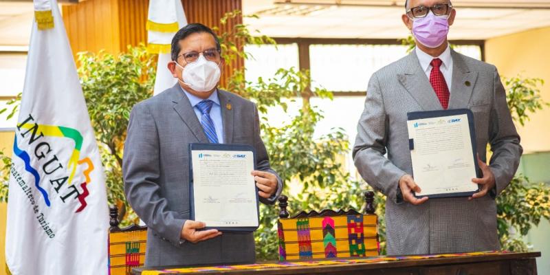 INGUAT y SAT firman convenio de cooperación interinstitucional