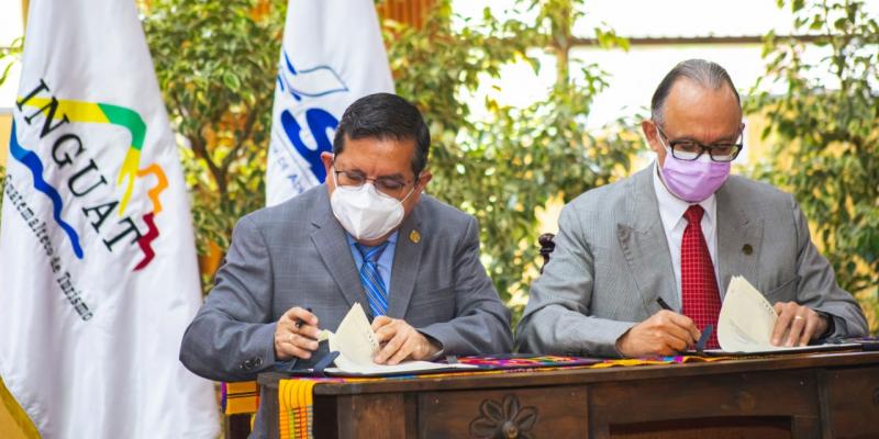 INGUAT y SAT firman convenio de cooperación interinstitucional