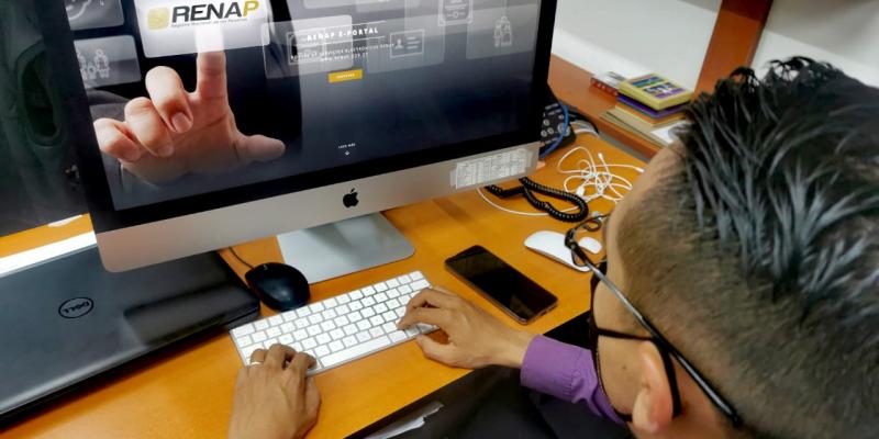 RENAP- presta servicios en línea que ahorra tiempo a los usuarios