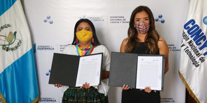 Senacyt y Ak Tenamit firman convenio para la vinculación de proyectos sobre saberes ancestrales