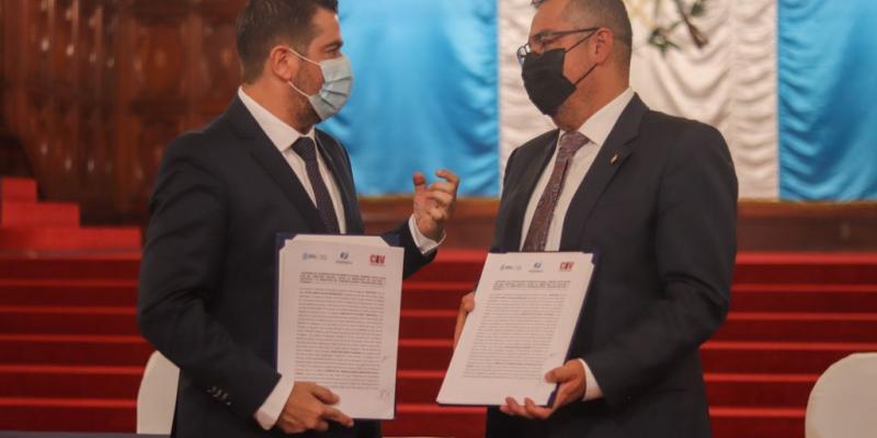 Firma de convenio de cooperación interinstitucional entre el Ministerio de Comunicaciones y el Ministerio de Cultura