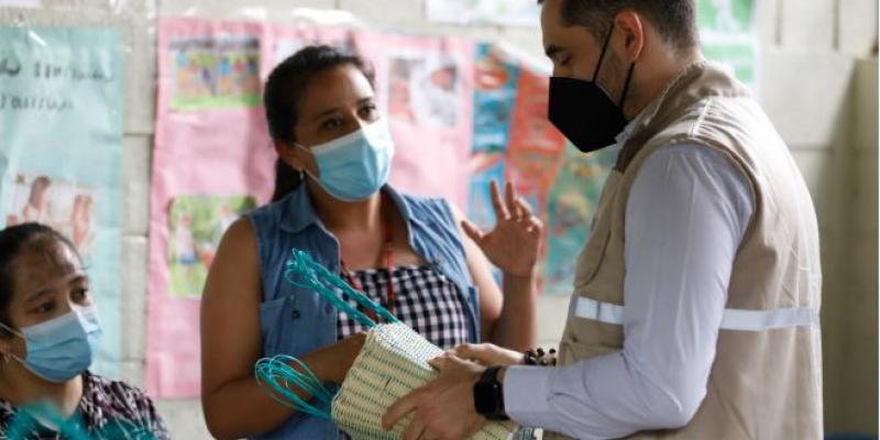 Mujeres de Unidades Productivas agradecen a SOSEP por las capacitaciones brindadas.