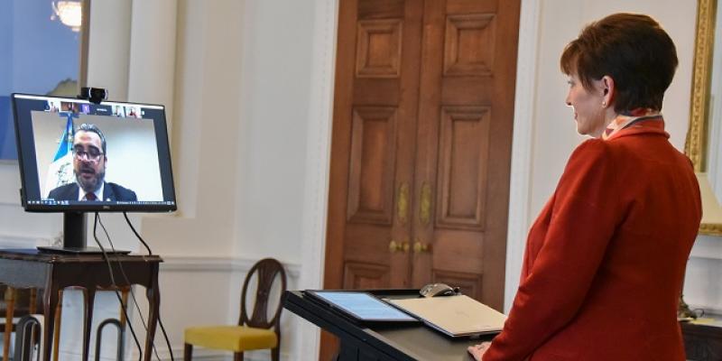 Guatemala presenta Cartas Credenciales a Nueva Zelanda