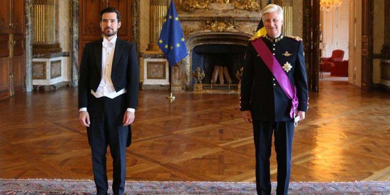 Presentación de Cartas Credenciales al rey de Bélgica
