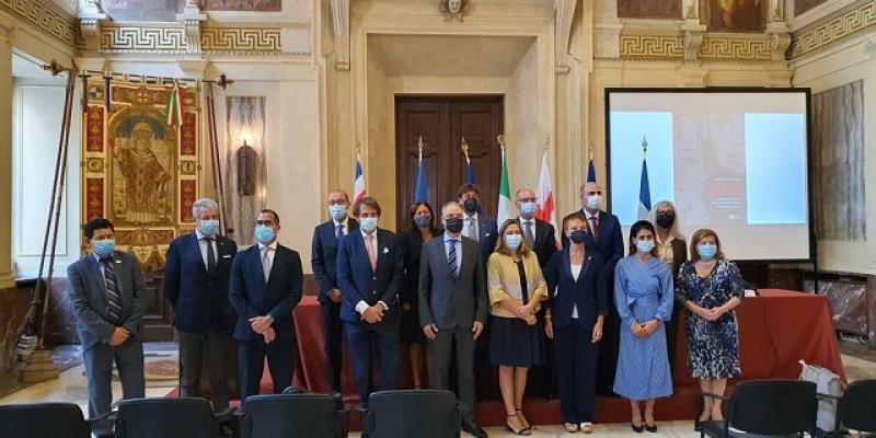 Celebración de Bicentenario en Milán, Italia