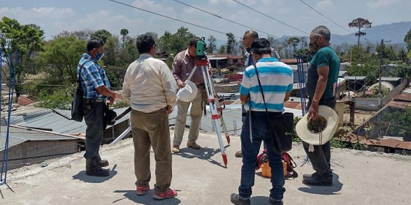 Medición de lotes en Aldea Labor de Falla