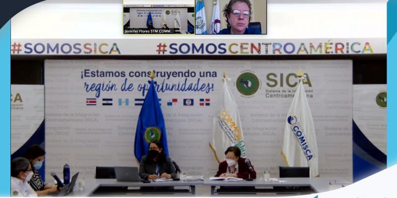 Secretaria Presidencial de la Mujer, Ana Leticia Aguilar Theissen. 