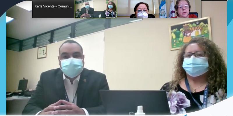 Secretaria Presidencial de la Mujer, Ana Leticia Aguilar Theissen. 