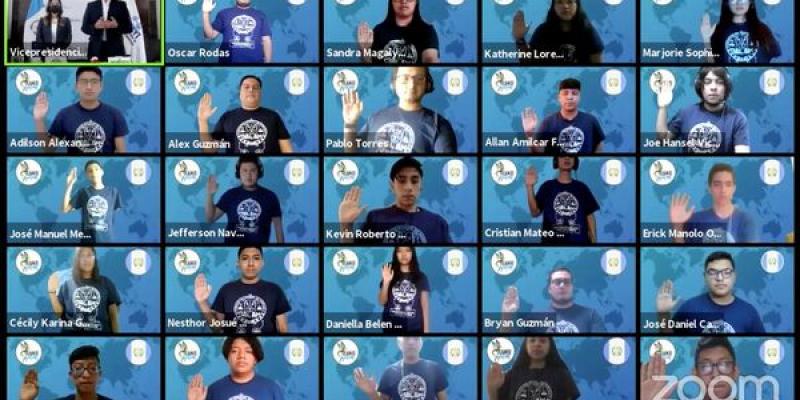 Juramentación de la selección nacional de robótica 2021