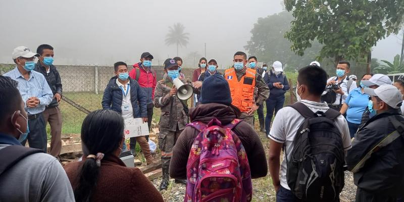 Sensibilización y vacunación en 18 comunidades de Chisec, Alta Verapaz