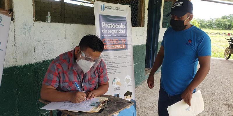 Familias inician proceso de Adjudicación y Regularización de tierras