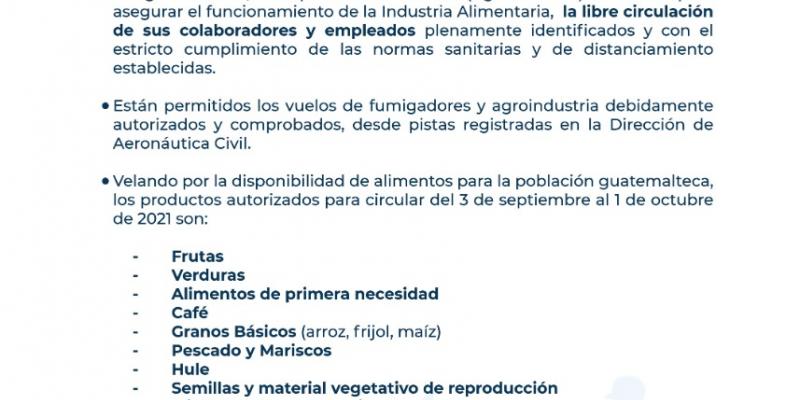 El MAGA informa al sector agropecuario y a la información en general