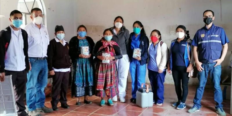 Usuarios de programa social en Totinicapán